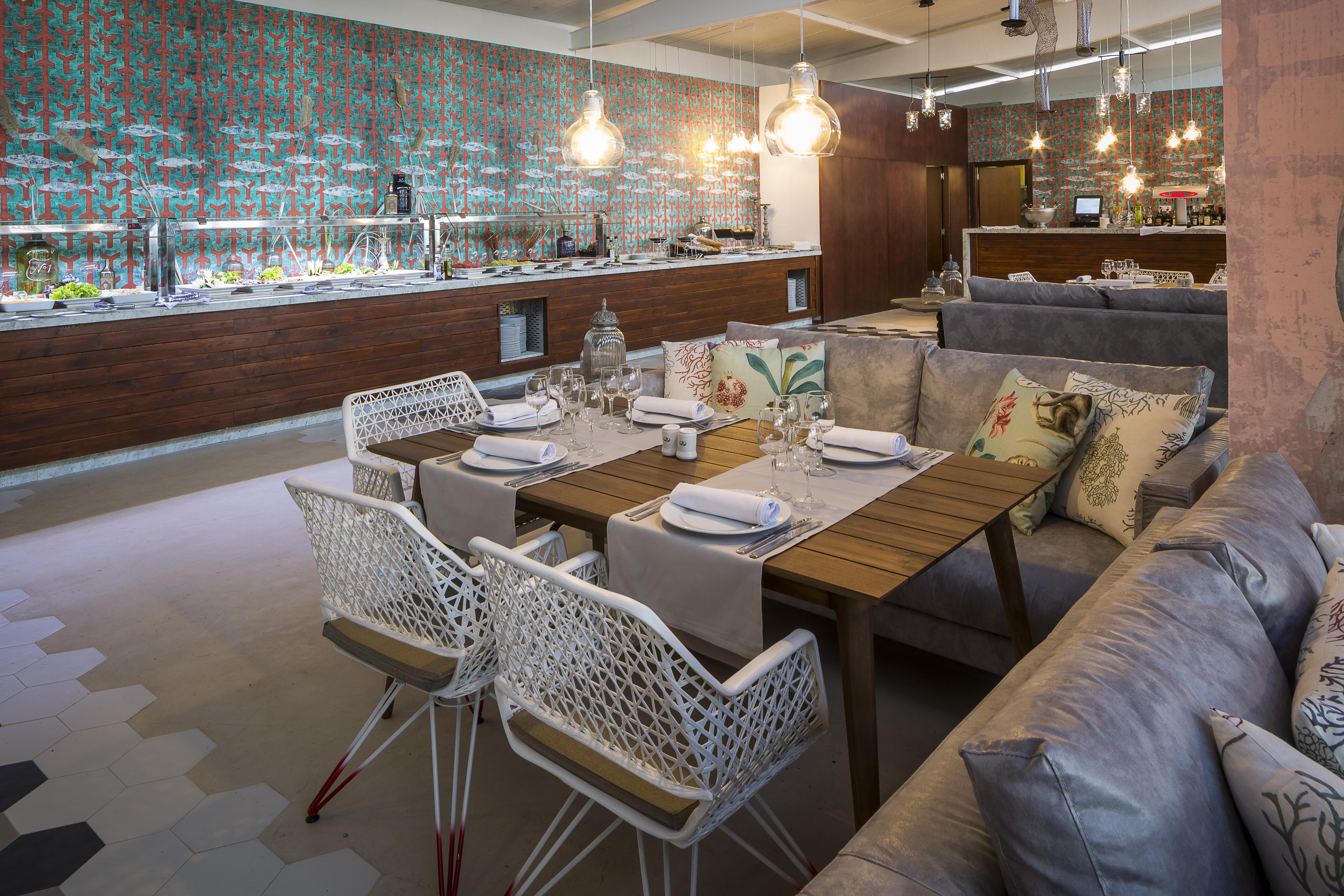 그랜드 파야디움 팰리스 이비사 호텔 플라야 덴 보사 외부 사진 Restaurant